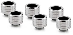 Thermal Grizzly DeltaMate Fitting kompresyjny, mosadz - Gloss Nickel, HT14, Sada 6 sztuk (TG-DM-FIT-6314)