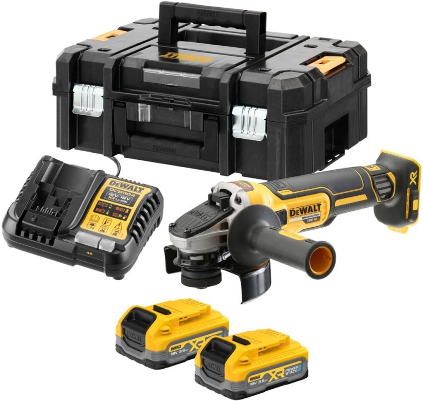 Dewalt akumulátorowa uhlová brúska (DCG405S2T-QW)