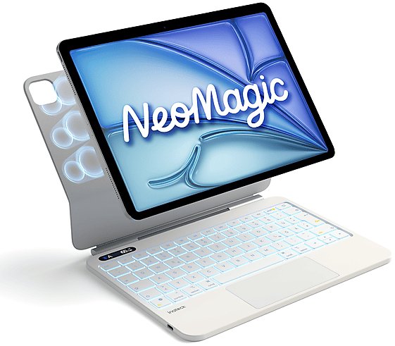 Inateck Keyboard iPad 13" QWERTZ milky white (N0082_MILKY WHITE)
