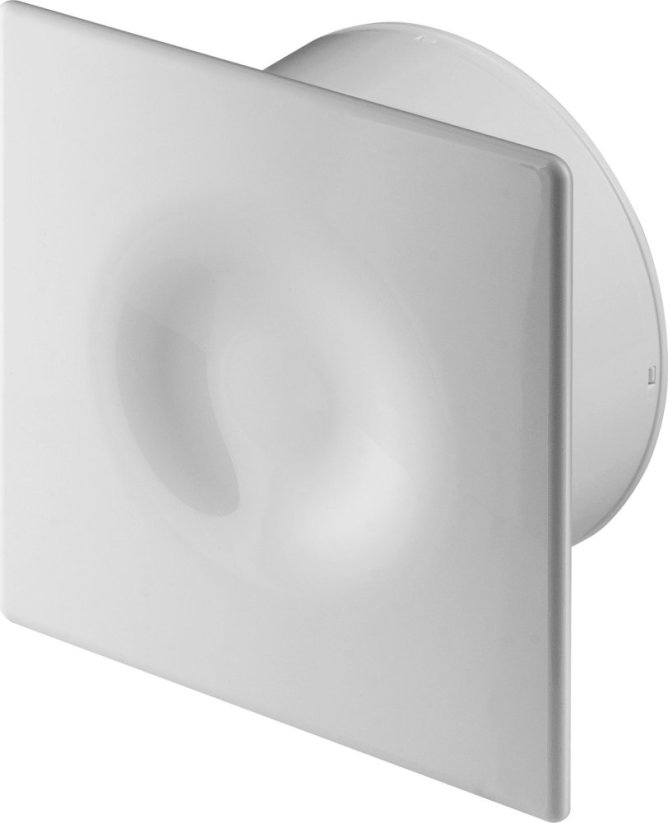 AWENTA ventilátor łazienkowy Loop WL100H fi100mm 42/70m3/h 4/6W 230V z senzoriem wilgotności Biely