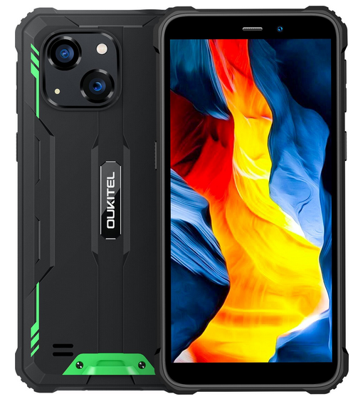 Oukitel G2 4/64GB čierno zelený (G2-GN/CHOUT/OL)