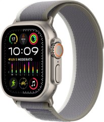 Apple Apple Watch Ultra 2, Smartwatch (green/gray, 49 mm, Trail Loop, titanium case, cellular)