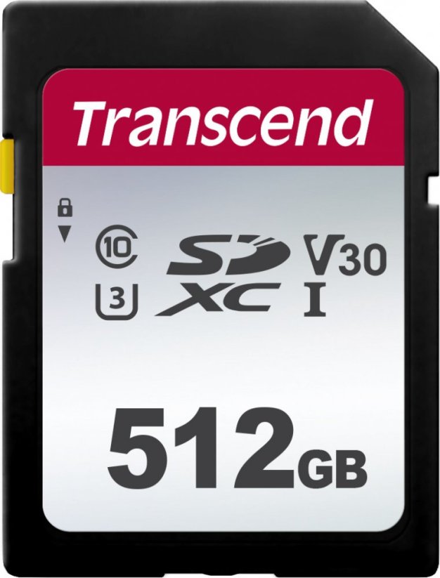 Transcend 300S SDXC 512 GB Class 10 UHS-I/U3  (TS512GSDC300S)