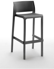 DKD Home Decor kreslo barowe ogrodowe Volga Stool 75 50x50x99cm Sivý (8003723403105)