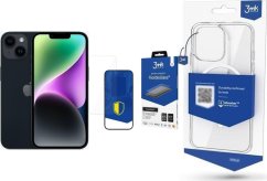Apple iPhone 14 128GB Midnight (MPUF3) + FlexibleGlass + Etui MagCase