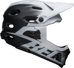 BELL SUPER DH M(55-59 cm), Matte Black White