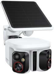 Baseus Zewnętrzna Security X1 Pro Dual Camera 3K - biała (6932172694814)