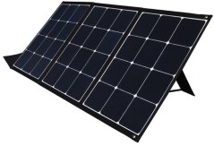 EXD Sulankstomas saulės įkroviklis 120W, 2xUSB, QC3.0, su adapteriais