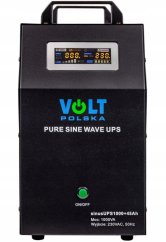 Volt Zasilacz awaryjny SINUS UPS 1000 + 45Ah (700/1000W) [1,5m przewód]
