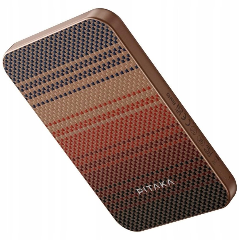 Pitaka Aramid Fiber 5000 mAh Qi2 MagSafe sunset (PIT139)