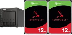 Qnap TS-453E-8G + 2x Seagate IronWolf 12TB (ST12000VN0008)