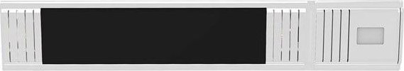 Home It Home>it® infrarød terrassevarmer med Wi-Fi til vægmontering 1500 Watt hvid/sort glas