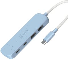 j5create j5create JCH342EC USB 3.2 Gen 1 (3.1 Gen 1) Type-C 10000 Mbit/s Cyjan