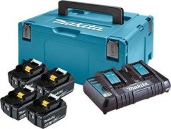 Makita Sada ZASILAJĄCY 18V MAKPAC (4*BL1860B+DC18RD) (UN3480)
