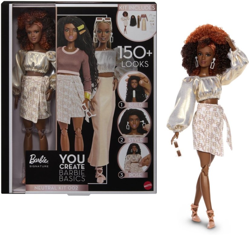 Mattel You Create Barbie Basics Zestaw neutralny 002 (JJX36)