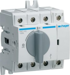 Hager Rozłącznik izolacyjny 4P 100A (HAC410)