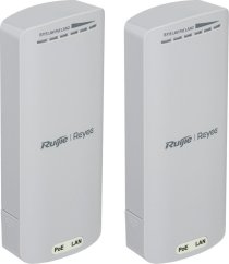 Reyee Bridge Reyee | Wi-Fi 4 - 802.11n - 300Mbps | Do transmisji bezprzewodowej 500m | 2 porty 100Mbps | Zasilany PoE | vonkajší IP55  (Sada 2 ks)