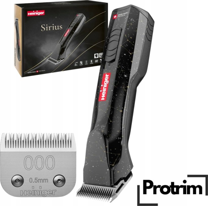 Sourcing HEINIGER 710-100.80A1 Sirius Hair clipper EU/GB, 000 blade,