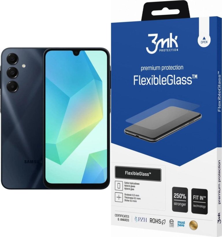 Samsung Galaxy A16 8/256GB Czarny  (M0805388) + FlexibleGlass