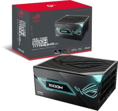 Asus ROG -THOR-1600T3-GAMING-EVO moduł zasilaczy 1600 W 20+4 pin ATX ATX Sivý (90YE00VB-B0NA00)