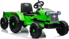 Lean Cars Traktor na akumulátor s prívesom CH9959 Zelený