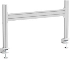 InLine InLine® Srokovwall Tischhalterung, Panel Aluminium 1m inkl. 2 Stützen 0,43m