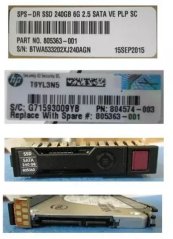 HP Hewlett Packard Enterprise 240GB SATA 6G SFF SC VE PLP (805363-001)