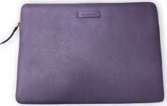 dbramante Paris - Pebbled full-grain leather sleeve for Notebook 15''/MacBook Pro 16" 2016 - Daybreak Purple