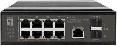 LevelOne Industr.PoE+Switch 8x2.5G PoE/2x1G/10G SFP+uplinks (IGP-1091)
