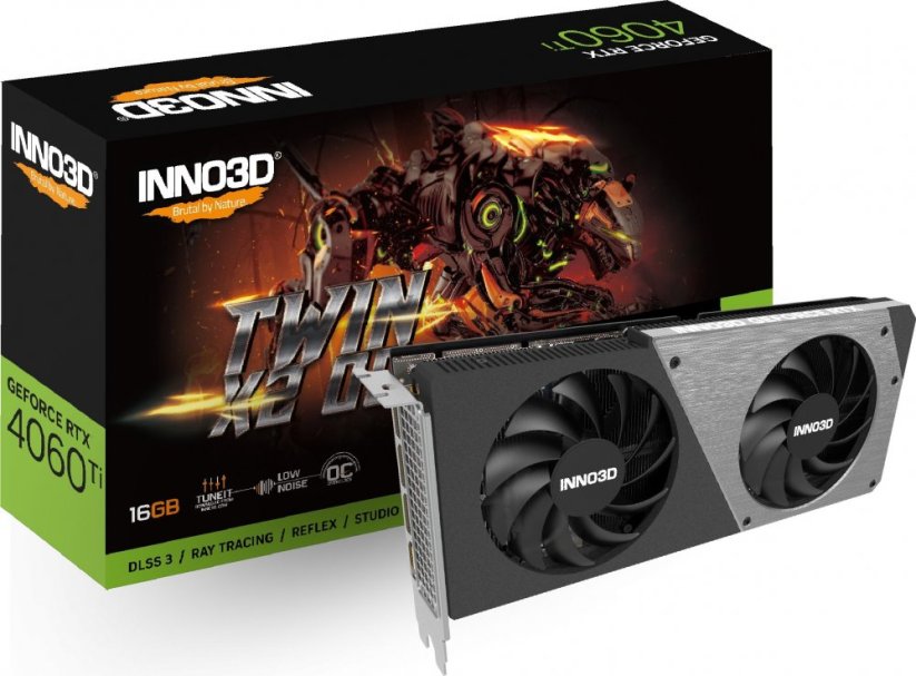 Inno3D Karta graficzna INNO3D GeForce RTX 4060 Ti TWIN X2 OC 16GB GDDR6 DLSS 3