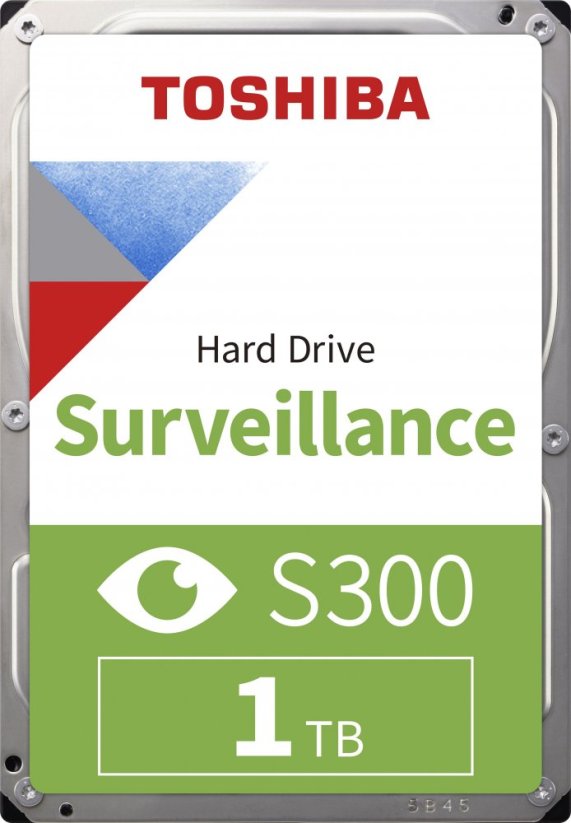 Toshiba S300 Surveillance 1TB 3.5'' SATA III (6 Gb/s)  (HDWV110UZSVA)