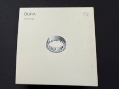 Fixed Oura Ring 4 smart ring, Silver, size 10