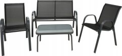 Koopman Sada mebli záhradných stolik + sofa + 2 fotele