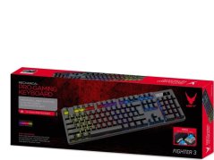 Varr Gamingowa klawiatura mechaniczna VARR, Prepínači Xinda Blue, podświetlenie RGB