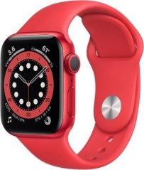 Apple Watch 6 GPS 40mm Red Alu Red Sport Červený  (M00A3WB/A)