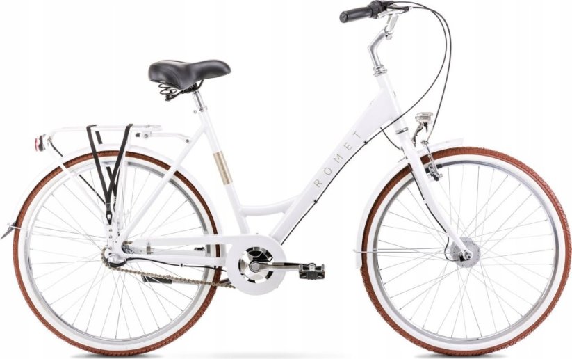 Romet Dviratis Romet Sonata Classic 26" 2024 white-18" / M (Dydis: 18" / M)