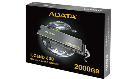 ADATA LEGEND 800 PCIe gen4 x4 M.2 2280 SSD  2000GB