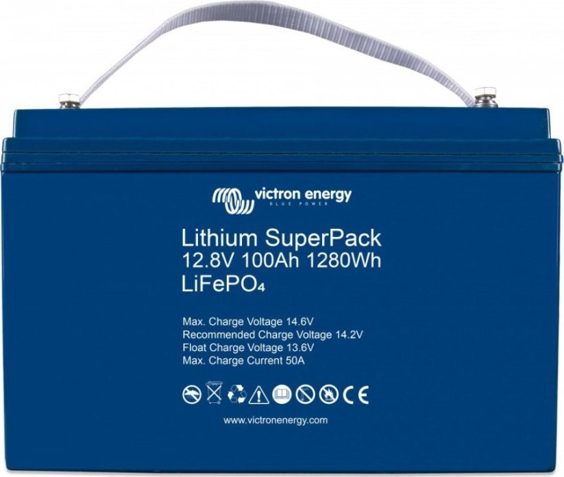 Victron Energy Victron Energy LiFePO4 SuperPack BAT512110710 12,8V/100Ah-batteri