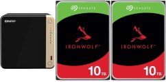 Qnap TS-464-8G + 2x Seagate IronWolf 10TB (ST10000VN000)
