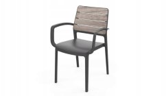 Keter Fotel záhradný Deco Porto Armchair jasnoSivý/Sivý (8711245163697)