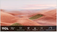 TCL Telewizor TCL NXTFrame 75A300W 75" QLED 4K 144Hz Google TV Dolby Vision IQ Dolby Atmos HDMI 2.1 DVB-T2