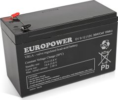 Europower akumulátor 12V 9Ah AGM EV9-12