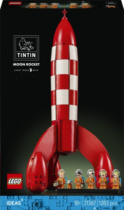 LEGO Ideas Tintin® i rakieta na Księżyc (21367)
