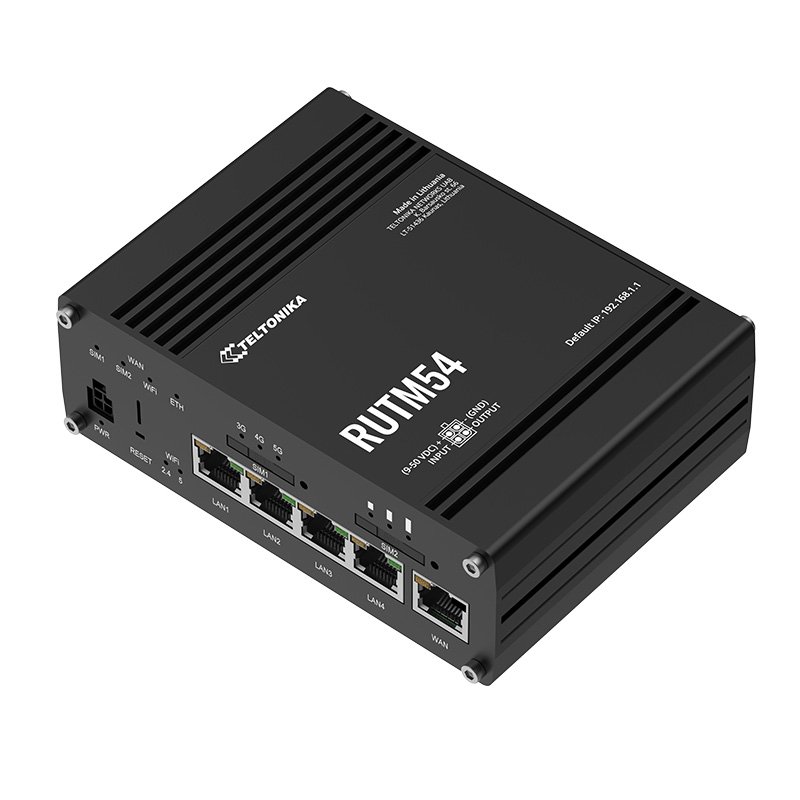 Teltonika TELTONIKA NETWORKS RUTM54 DUAL SIM und eSIM 5G/4G/LTE ultra Router TELIT Version