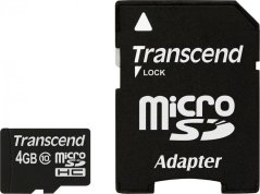 Transcend MicroSDHC 4 GB Class 10 UHS-I  (TS4GUSDHC10)