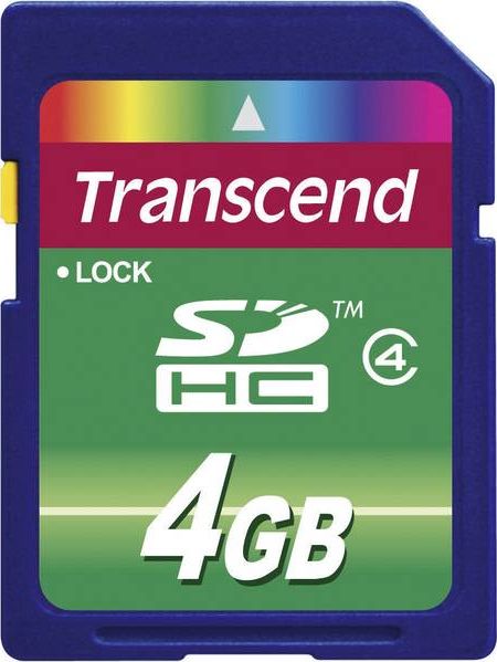 Transcend SDHC 4 GB Class 4  (TS4GSDHC4)