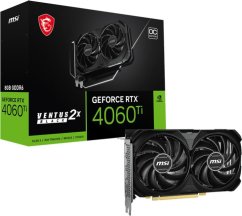 MSI GeForce RTX 4060 Ti Ventus 2X Black E1 OC 8GB GDDR6