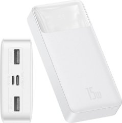 Baseus Bipow Digital Display 15W 20000mAh Biely