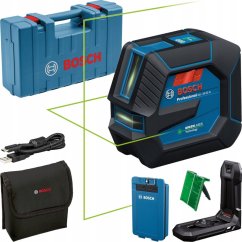 Bosch BOSCH.CROSS LASER GLL 20-22 G GREEN USB-C 1x BA 3.7V 3.0Ah XL + HOLDER LB 10 CASE
