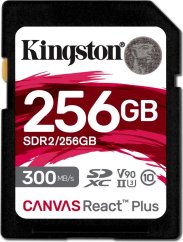 Kingston Canvas React Plus SDXC 256 GB Class 10 UHS-II/U3 V90 (SDR2/256GB)